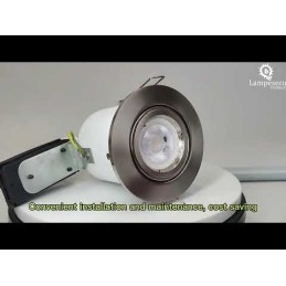 Éclairez votre maison avec notre Lot de 20 Spots BBC Orientables Inox LED 5W Blanc Neutre - Haute Qualité !