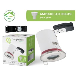 Spot encastrable étanche inox avec LED 5W - Éclairez votre intérieur !