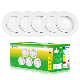 Éclairez votre intérieur avec ce lot de 30 spots LED orientables GU10