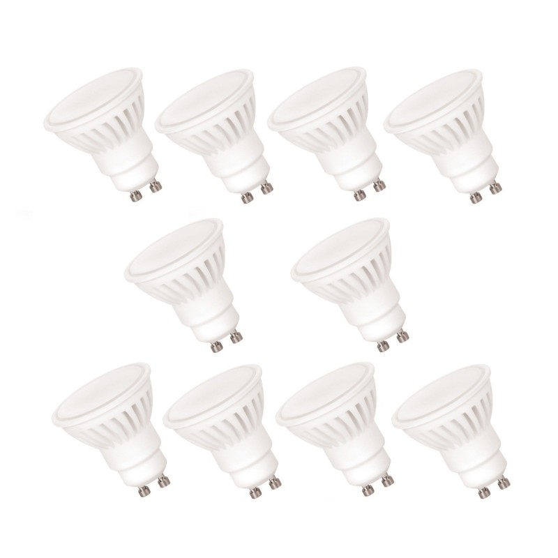 Éclairez votre maison avec ces 10 ampoules LED GU10 de qualité supérieure - 920lm, blanc chaud 3000K!