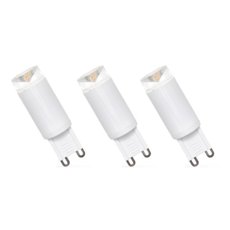 Eclairez votre intérieur avec style grâce à notre lot de 3 ampoules LED compactes à filament G9, 190 lumens blanc chaud 3000K 2,