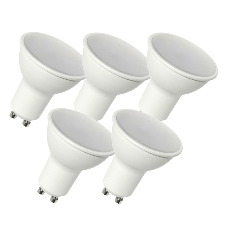 Économisez de l\'énergie avec ce lot de 5 ampoules LED GU10 9W