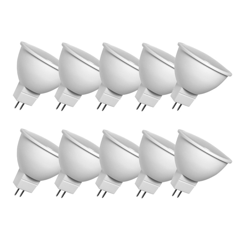 Changez votre éclairage avec nos ampoules LED MR16 6W - Blanc neutre - 585 lumens!\" (Translation: \"Upgrade your lighting with 