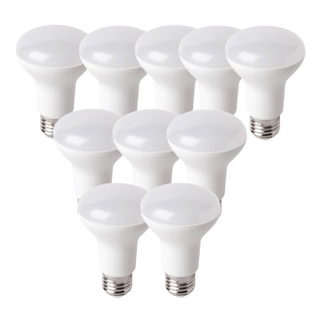 10 Ampoules LED R63 E27 8W - Luminosité intense et chaleur douce