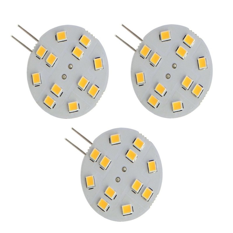 Lot de 3 Ampoules LED G4 2W - Éclairez votre vie avec 220 lumens blanc froid 6000K