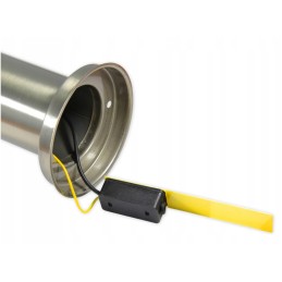 Éclairage jardin haut de gamme : Borne LED Inox E27 65cm IP44 en acier inoxydable - Illuminez vos espaces extérieurs !