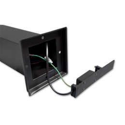 Transformez votre jardin en oasis lumineux avec la Lampe de jardin LED E27 Havana 45cm - Élégance noire