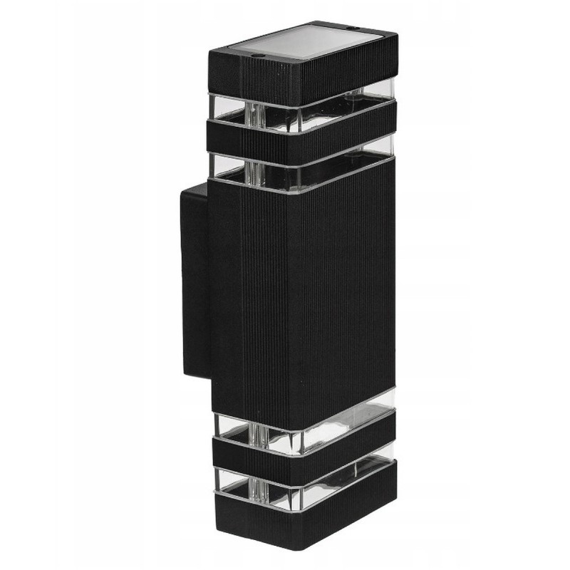 Éclairez votre extérieur avec style - Applique de façade Inez IP54 2x GU10 Noir