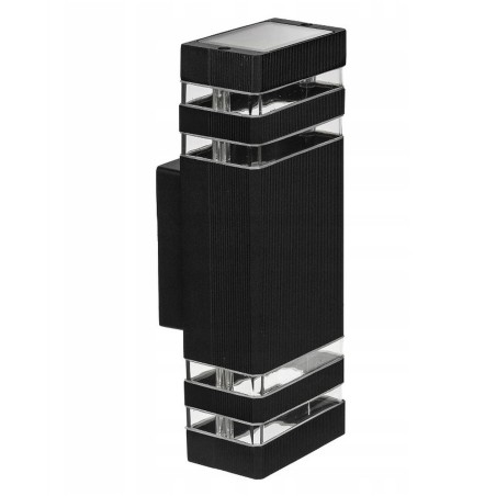 Éclairez votre extérieur avec style - Applique de façade Inez IP54 2x GU10 Noir