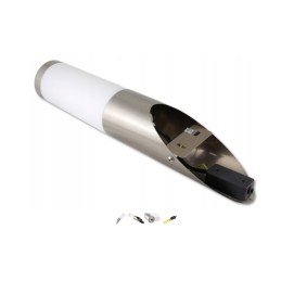 Découvrez la magie de notre Lampe de jardin LED Sora : Montage mural argenté!