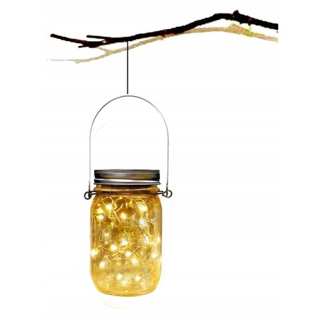 Découvrez la lanterne solaire en verre LED parfaite pour illuminer votre jardin