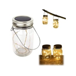 Découvrez la lanterne solaire en verre LED parfaite pour illuminer votre jardin