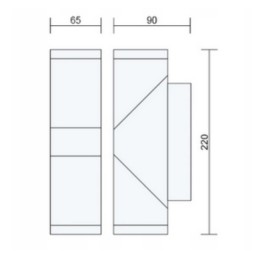 Éclairez votre jardin avec style : Découvrez l\'Applique de jardin Twinda Duo, 13W IP54 !