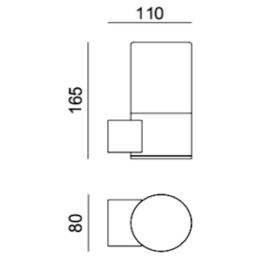 Attirez tous les regards avec l\'Applique LED extérieure Denver - Éclairage moderne pour sublimer votre espace!