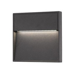 Découvrez la performance exceptionnelle de l\'Applique de Jardin LED Santiago 4W IP54 4000K Carré !