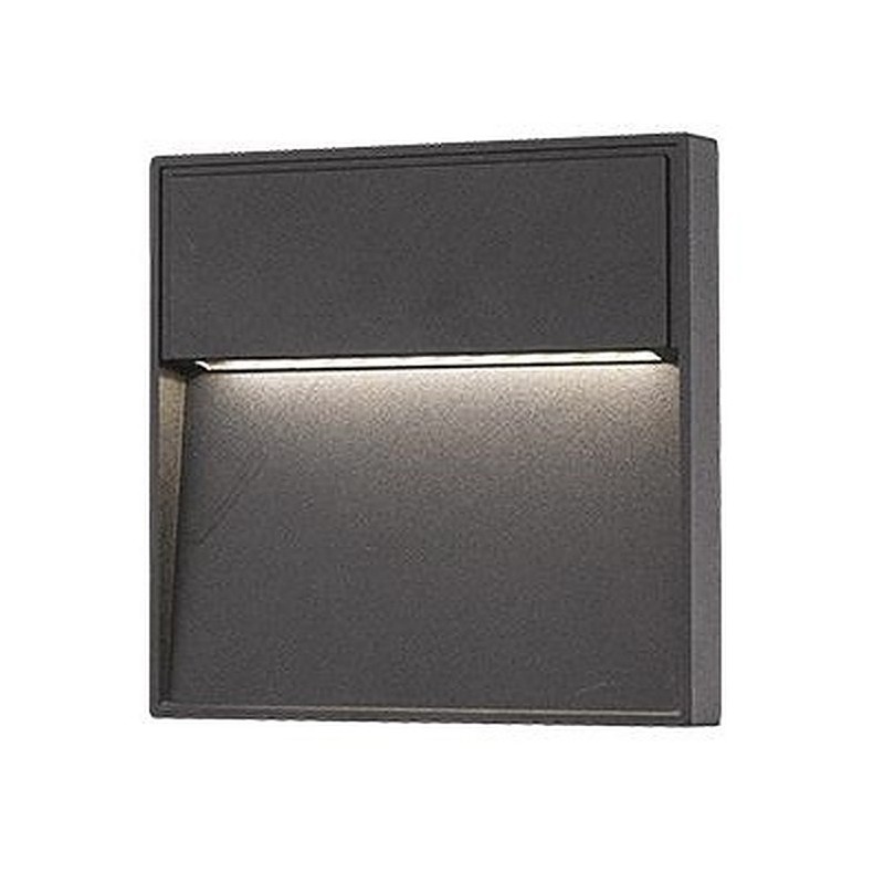 Découvrez la performance exceptionnelle de l\'Applique de Jardin LED Santiago 4W IP54 4000K Carré !