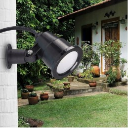 Découvrez l\'éclatant spot extérieur jardin 7W 2700K - Projecteur LED IP65 avec piquet!