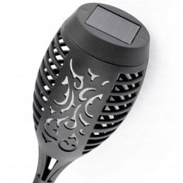 Éclairez votre jardin avec la magie solaire - Lampe torche feu à Led pour une ambiance enflammée!