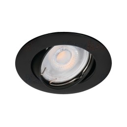 Découvrez notre pack de 20 Fixations Spot Encastrable Kanlux VIDI en Aluminium Noir Mat et Profitez d\'un Éclairage Orientable E