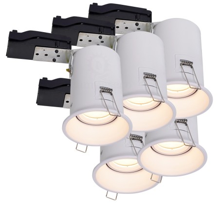 Ravivez votre intérieur avec nos Spots Encastrables GU10 BBC IP65 étanche - Éclairage LED 5W Blanc Neutre pour une ambiance lumi
