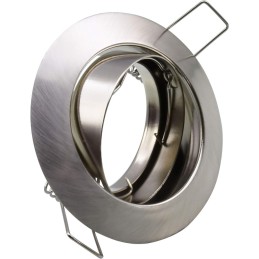 Révolutionnez votre éclairage avec nos 10 supports encastrables orientables en aluminium - Diam. 81mm!