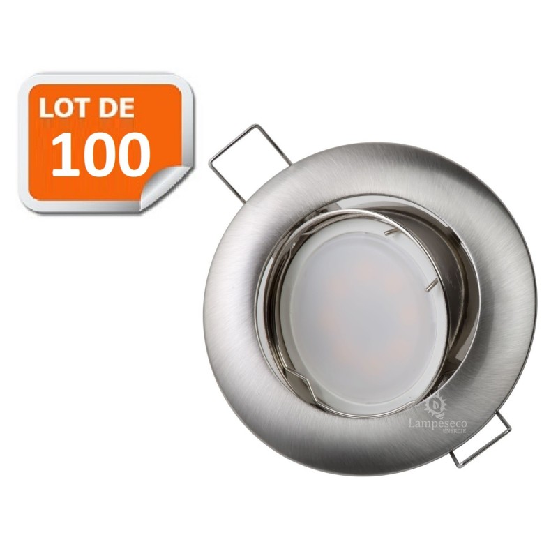 Découvrez nos spots LED en aluminium brossé - luxe et modernité assurés !