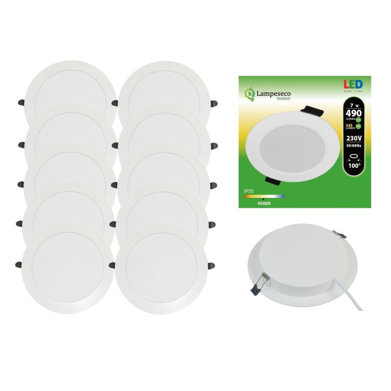 Découvrez l\'éclairage LED extra-plat 7W, 100 spots encastrables : la solution idéale !