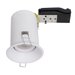 Lot de 20 Support de spot BBC RT2012 IP20 Basse Luminance 93mm de diamètre non orientable avec connecteur automatique GU10