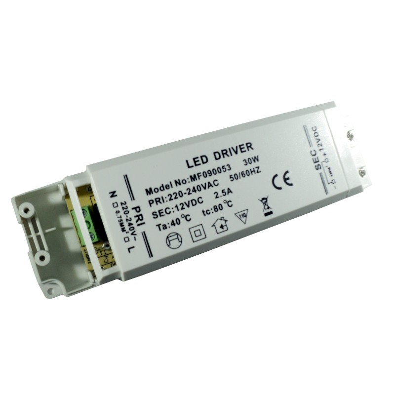 Transformateur Spécial Leds Max 30 watts de 220V