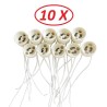 Lot de 10 Douilles Culot GU10 pour Ampoule Halogène ou Led