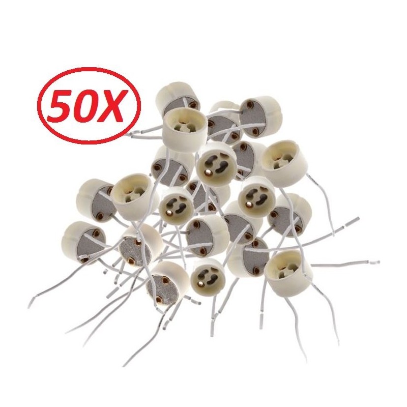 Douille Culot GU10 pour Ampoule Halogène ou Led