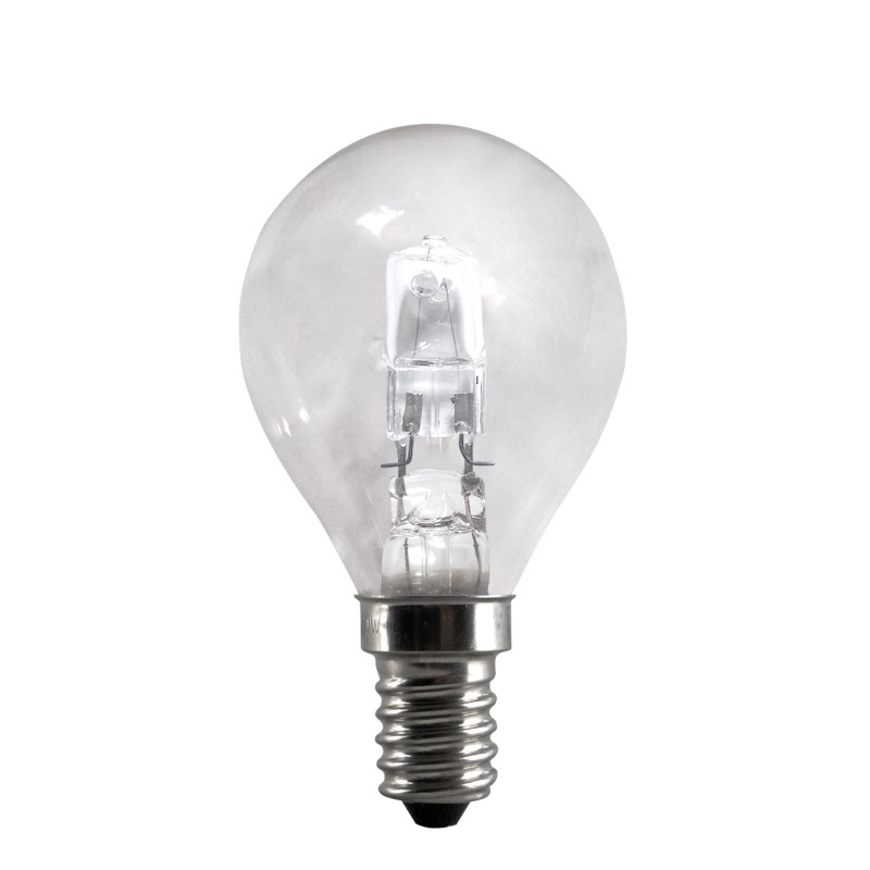 Lot de 10 Ampoules halogene sphérique 55W (42W) petite culot à vis e14 de Kanlux